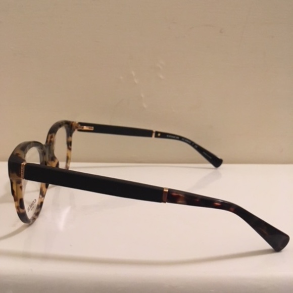 NWT Coach eyeglass frames dark tortoise HC 6084Q - Picture 3 of 8